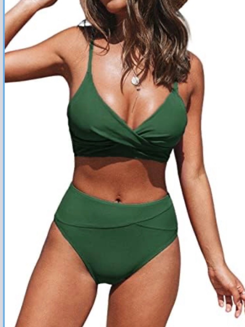NWT‎ Women's Twist High-Waist Bikini Sets Swimsuit SIZE SMALL